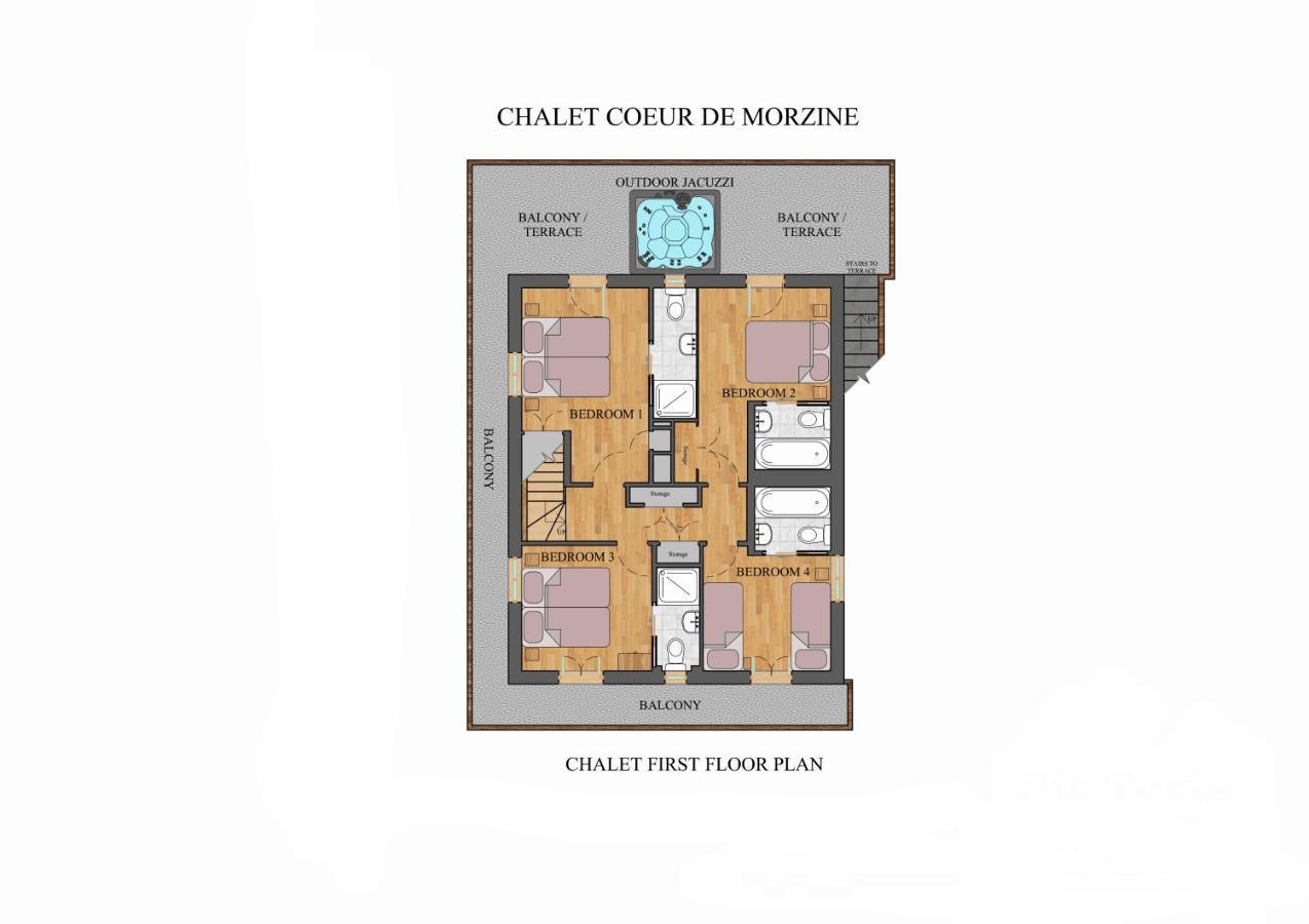 Simply Morzine - Chalet Coeur De Морзин Экстерьер фото